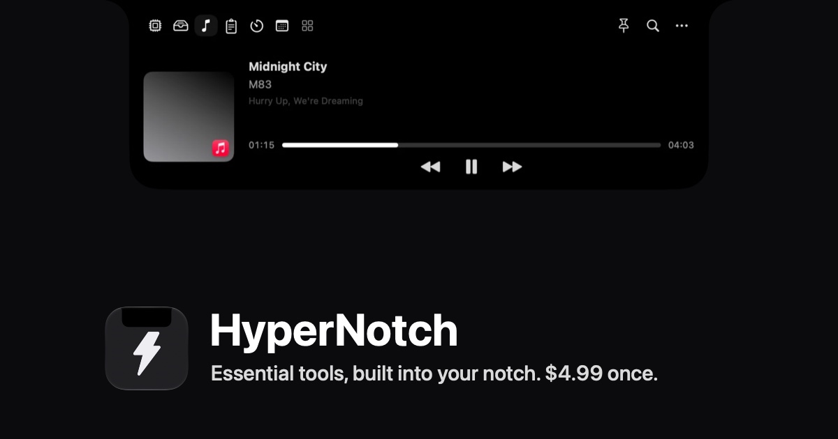 I've been working on a Mac app that puts tools in the notch
